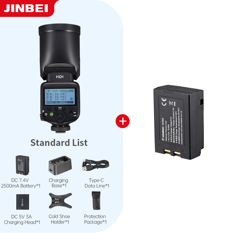 Photography Lighting Kit - Kit de Flash para Câmera JINBEI