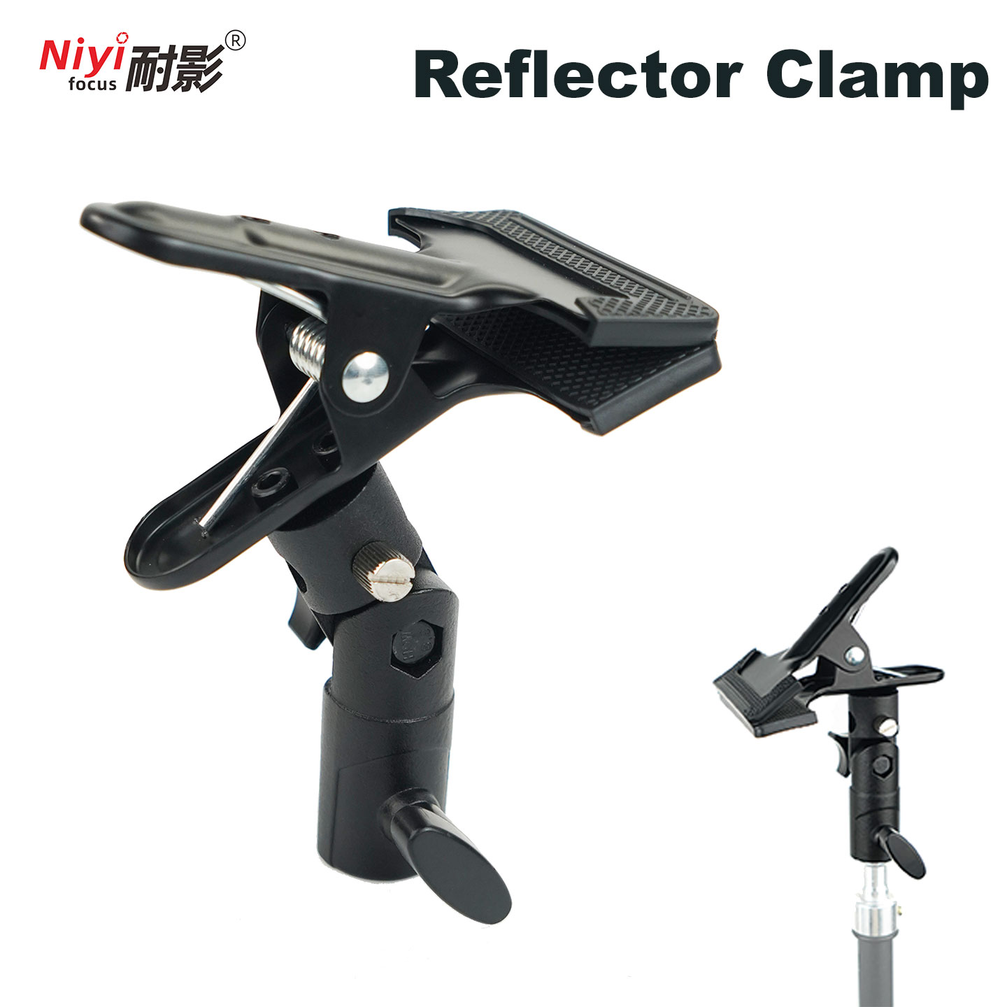 Photography Lighting Setup - Suporte refletor braçadeira 1/4 3/8 parafuso