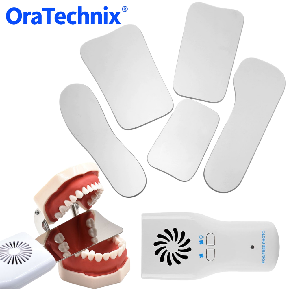 Photography Lighting Reflector - Conjunto de Espelhos Odontológicos Antiembaçantes com