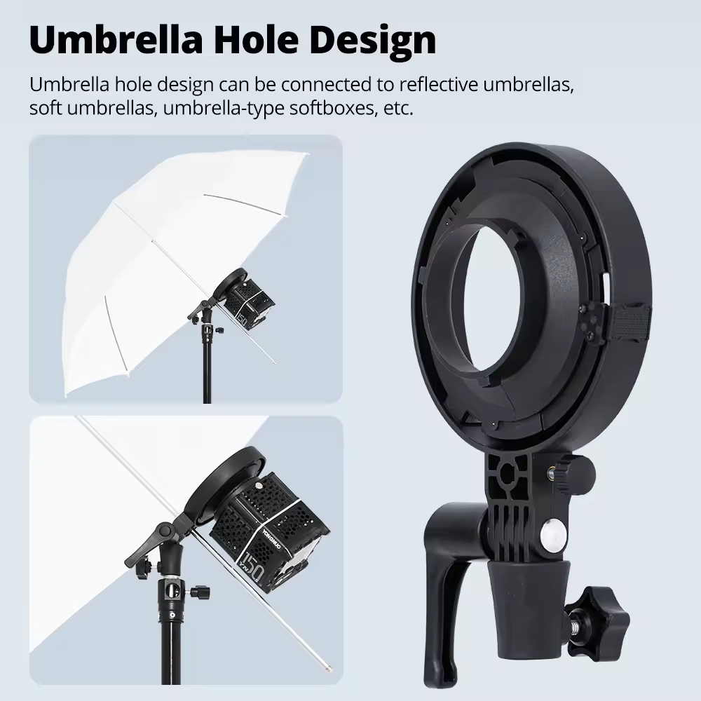 Photography Lighting Setup - Adaptador de Montagem Mini Ambitful para