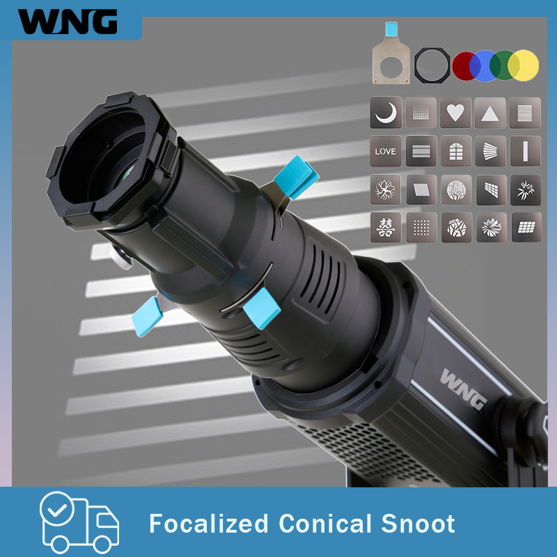 Photography Lighting Gels - Snoot de Projeção com Montagem Bowens,