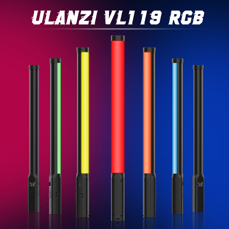 Photography Lighting Styles - Ulanzi VL119 portátil RGB colorido vara