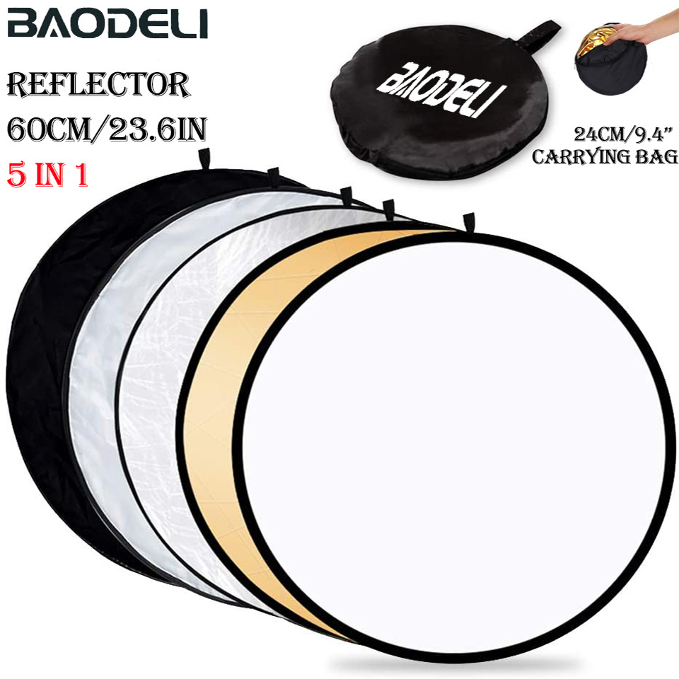 Photography Lighting Reflector - Difusor de luz portátil dobrável, refletor