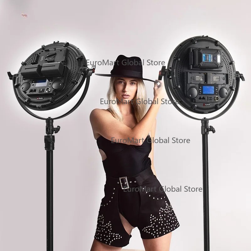 Photography Lighting App - Luz de Painel Redonda de 12