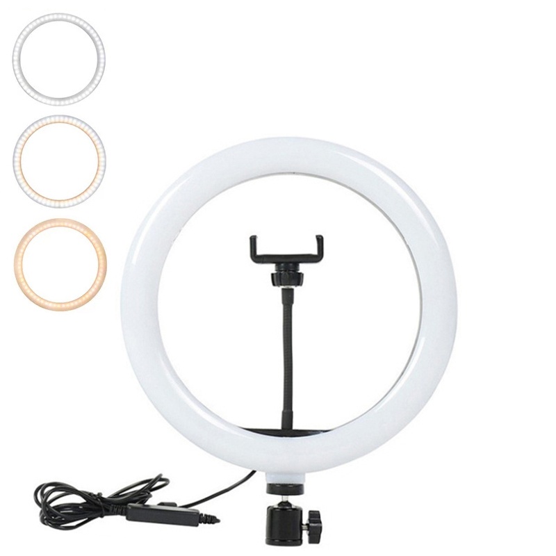 Photography Lighting Tent - Luz de vídeo 16/26/33cm, anel de