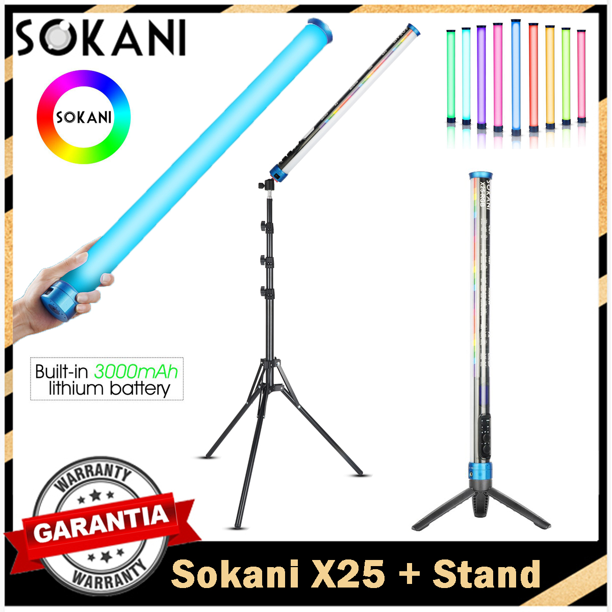 Photography Lighting App - Sokani X25 RGB LED Video Light,