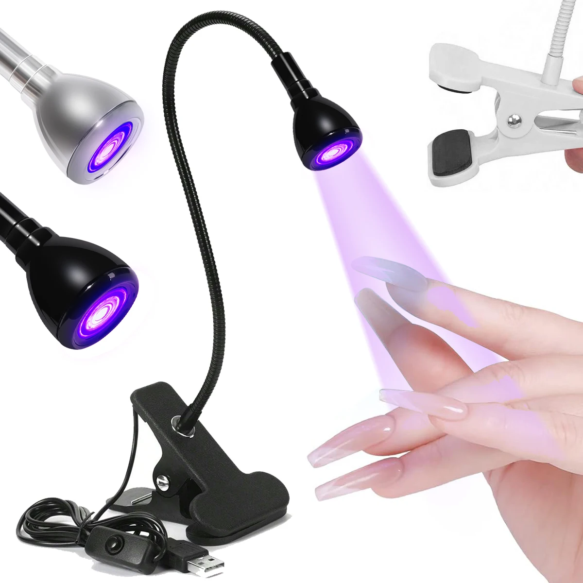 Photography Lighting Gels - Led uv luz para secar unha