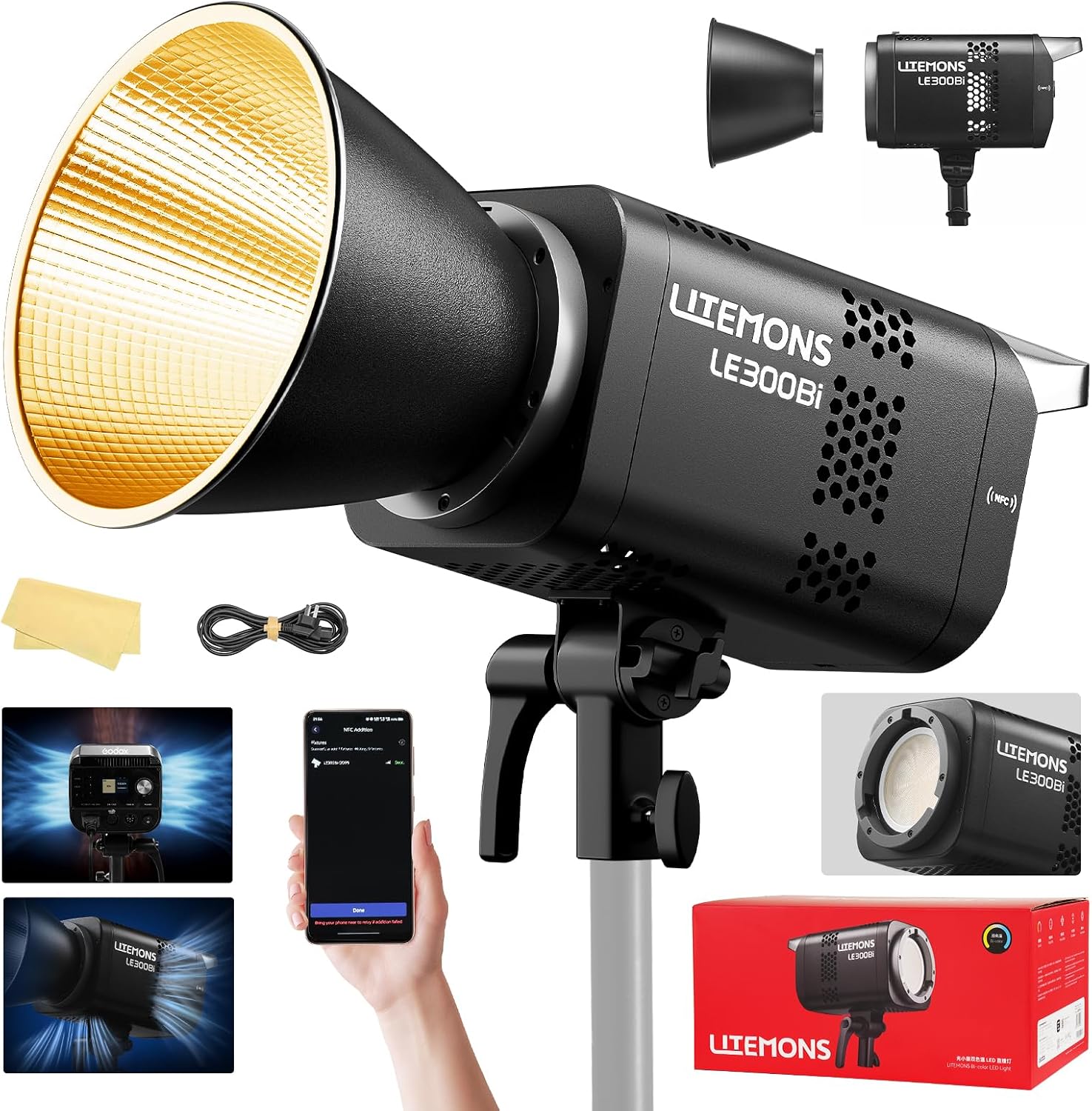 Photography Lighting Kit - Kit de Iluminação de Vídeo LED