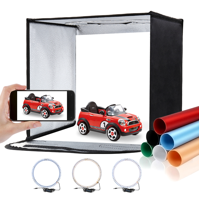 Photography Lighting Kit - Caixa de luz dobrável para estúdio