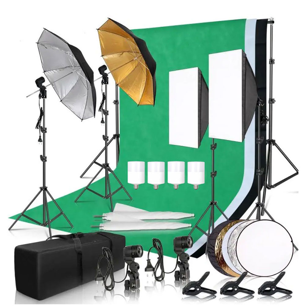 Photography Lighting Setup - Kit de Iluminação para Estúdio Fotográfico