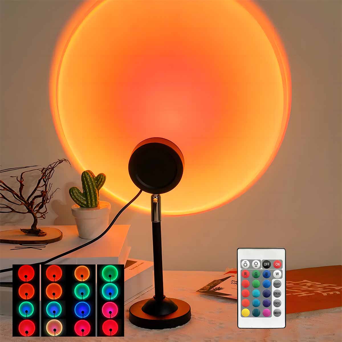 Photography Lighting Setup - Luz de Projeção do Pôr do