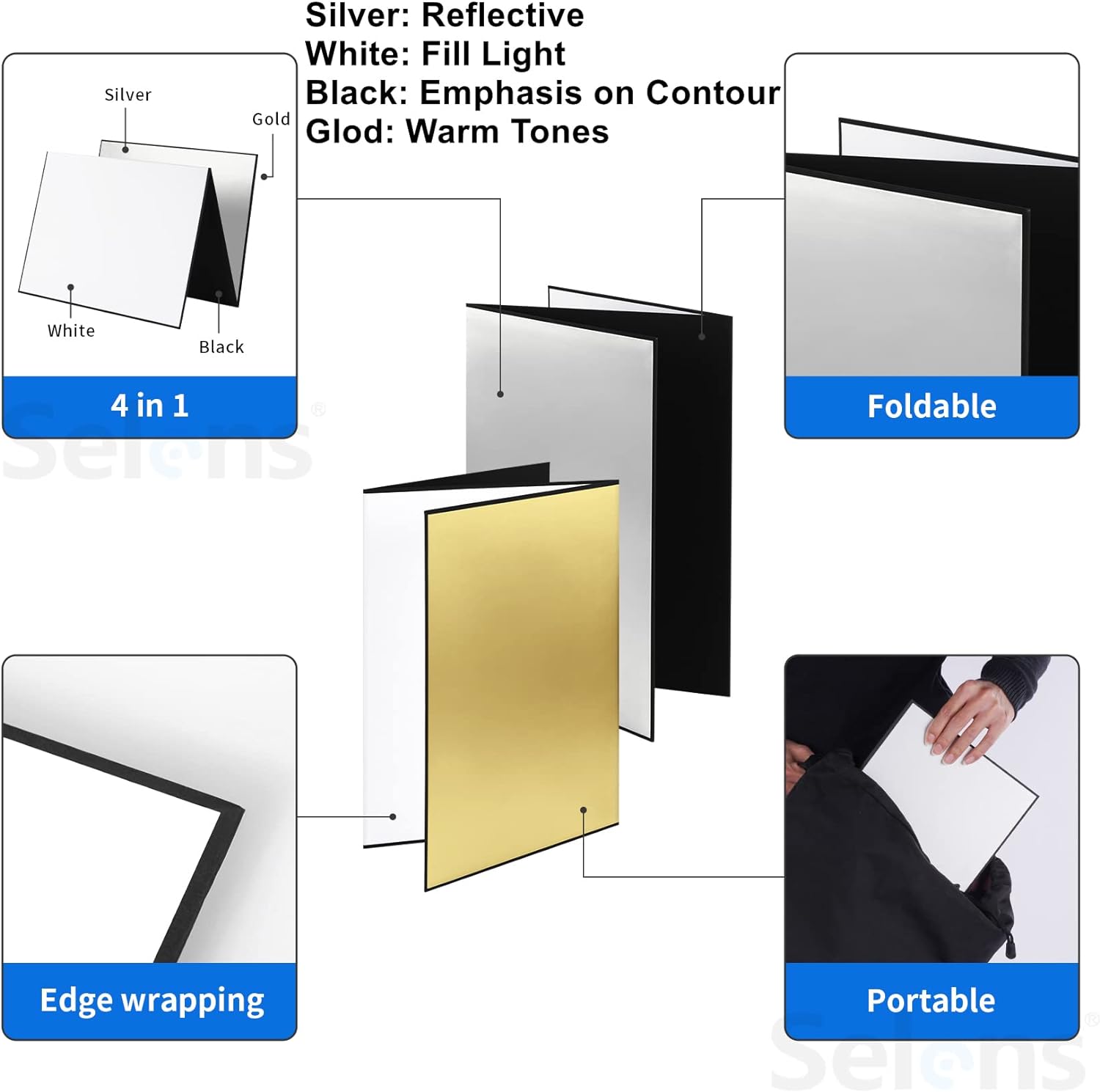 Selens Fotografia Refletor de  - Lighting In Photography Book avaliação e preço