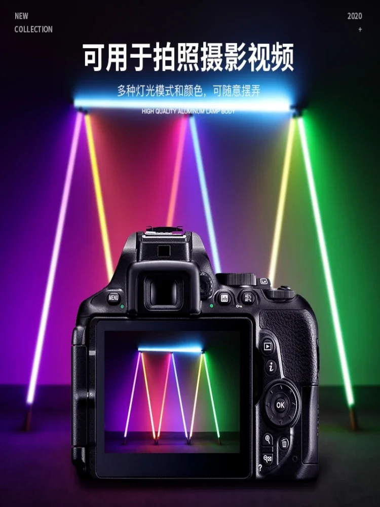 Lâmpada LED portátil com carre - Photography Lighting Composition avaliação e preço