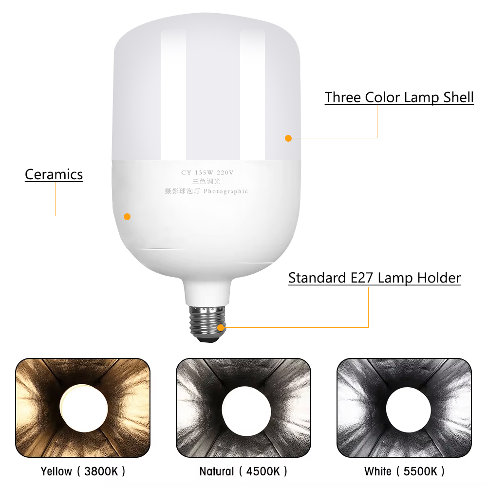 Kit de Iluminação Contínua par - Photography Lighting Composition avaliação e preço