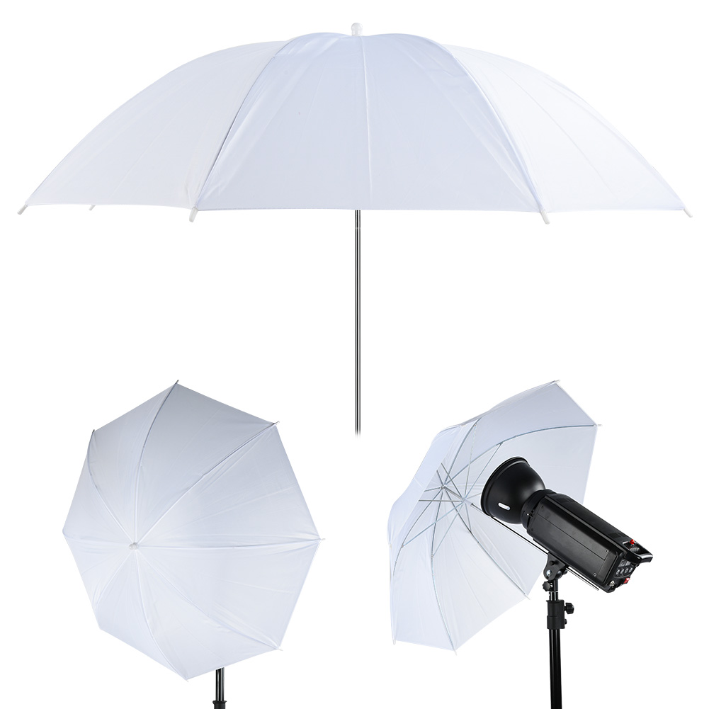 Guarda-chuva translúcido branc - Photography Lighting Flash avaliação e preço
