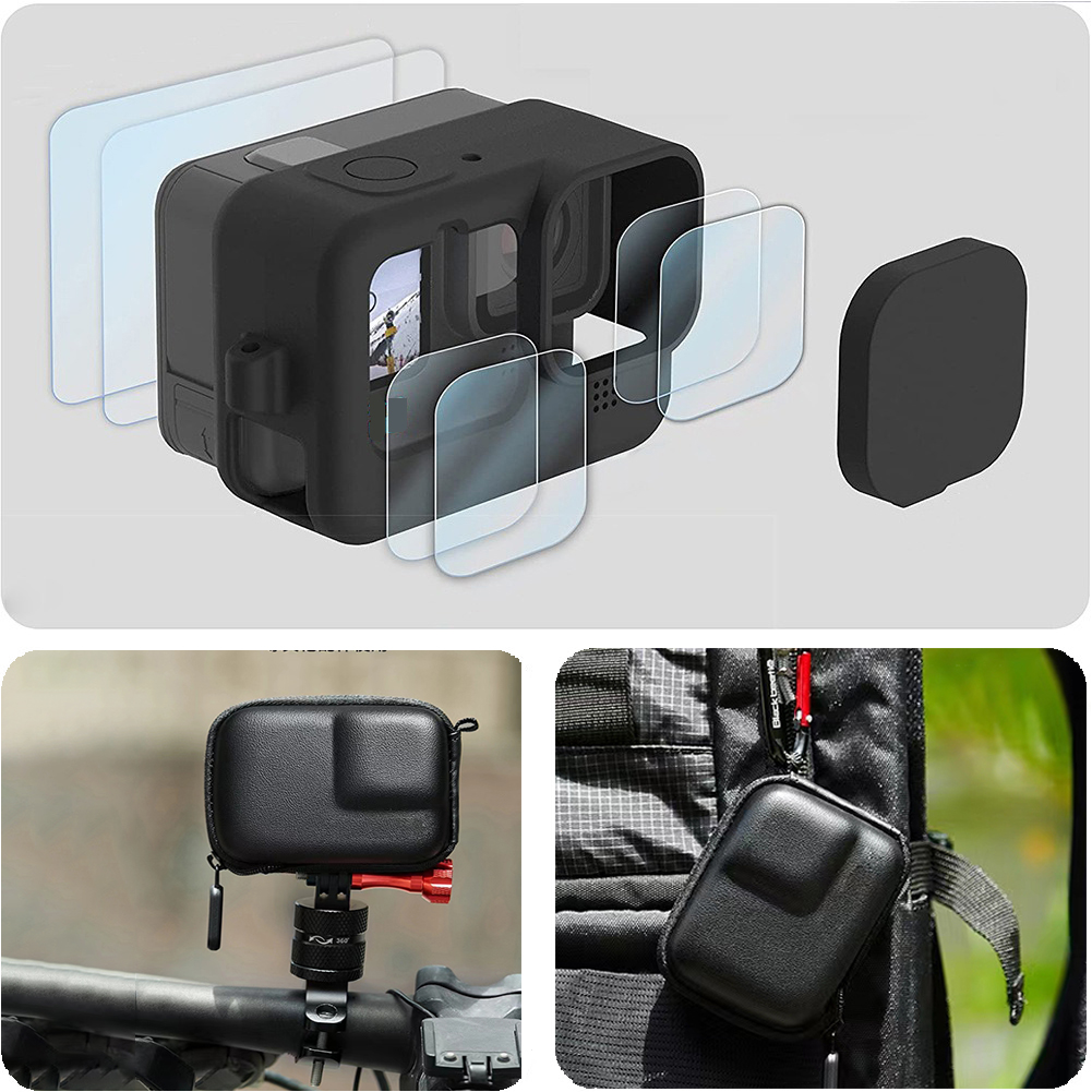 Capa de silicone para gopro he - Gopro Action Camera Hero 13 Black avaliação e preço