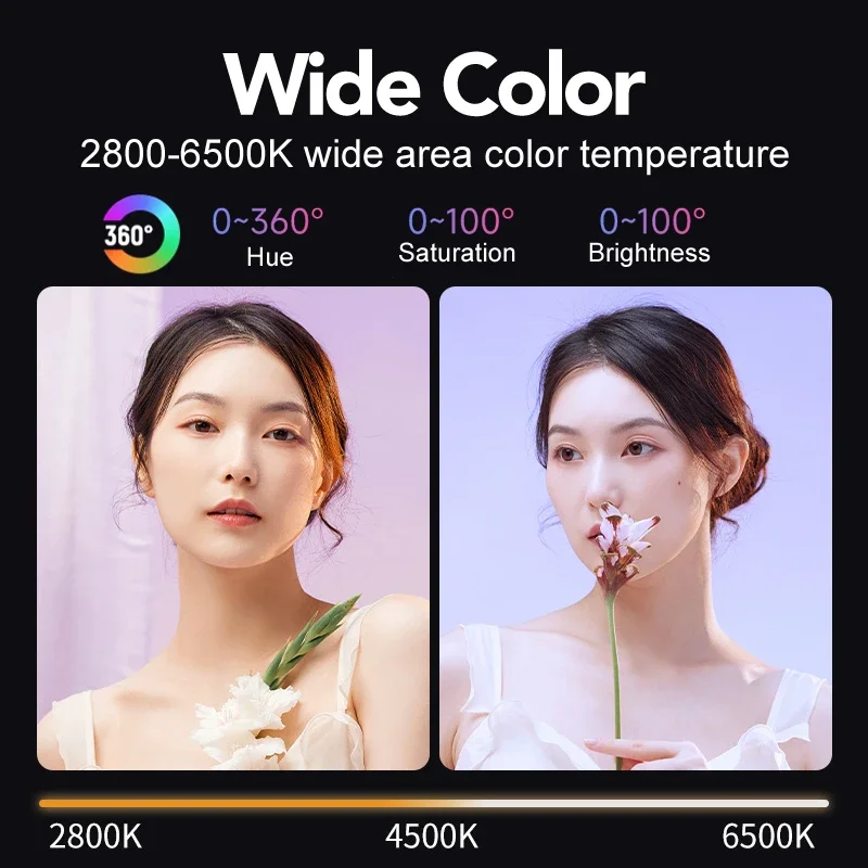 Luz de vídeo RGB portátil LED  - Photography Lighting Styles avaliação e preço