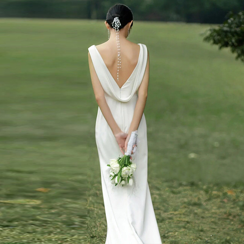 Vestido de Noiva Estilo Corean - Photography Lighting Style avaliação e preço