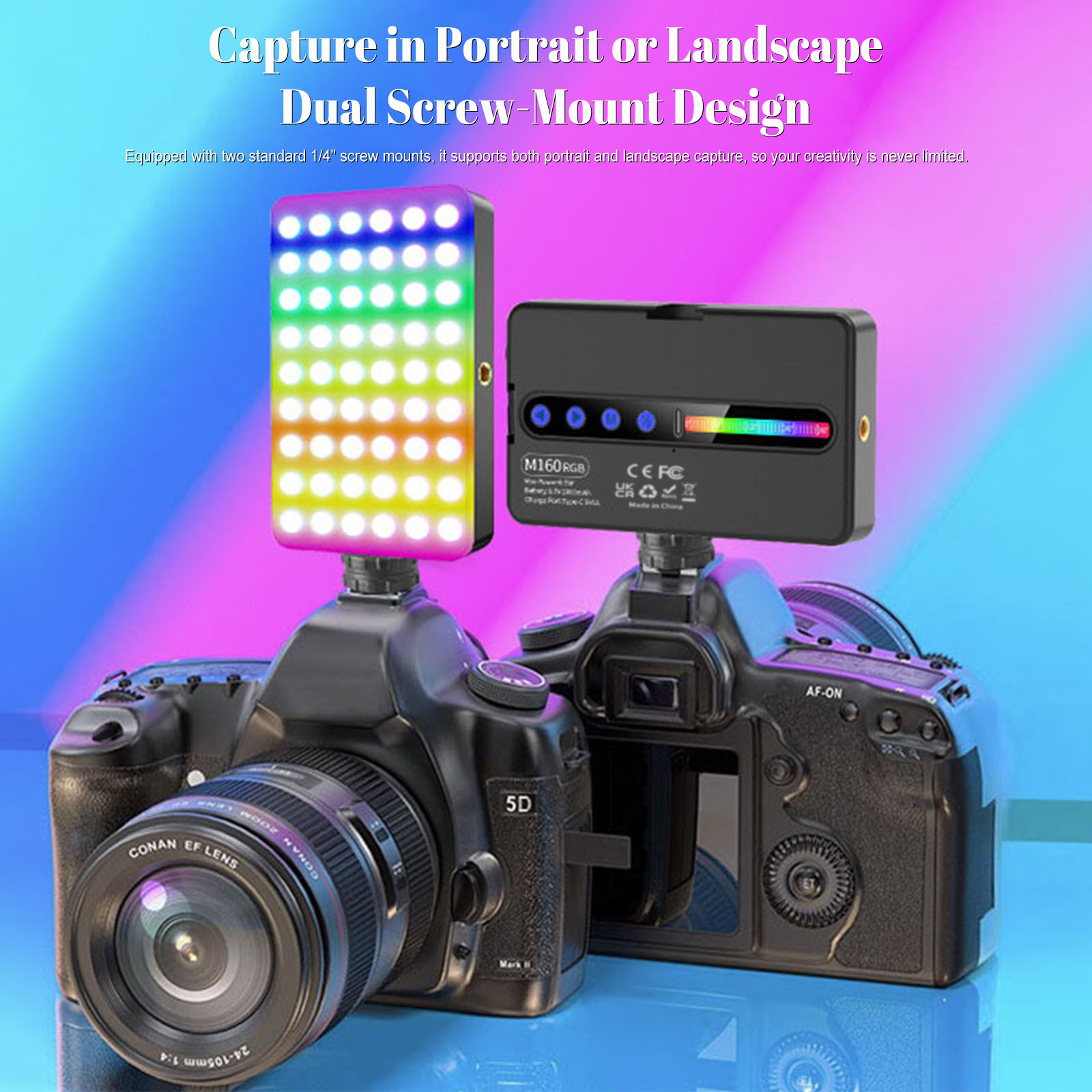 Luz de Vídeo LED RGB 6.5W 2700 - Photography Lighting Types avaliação e preço