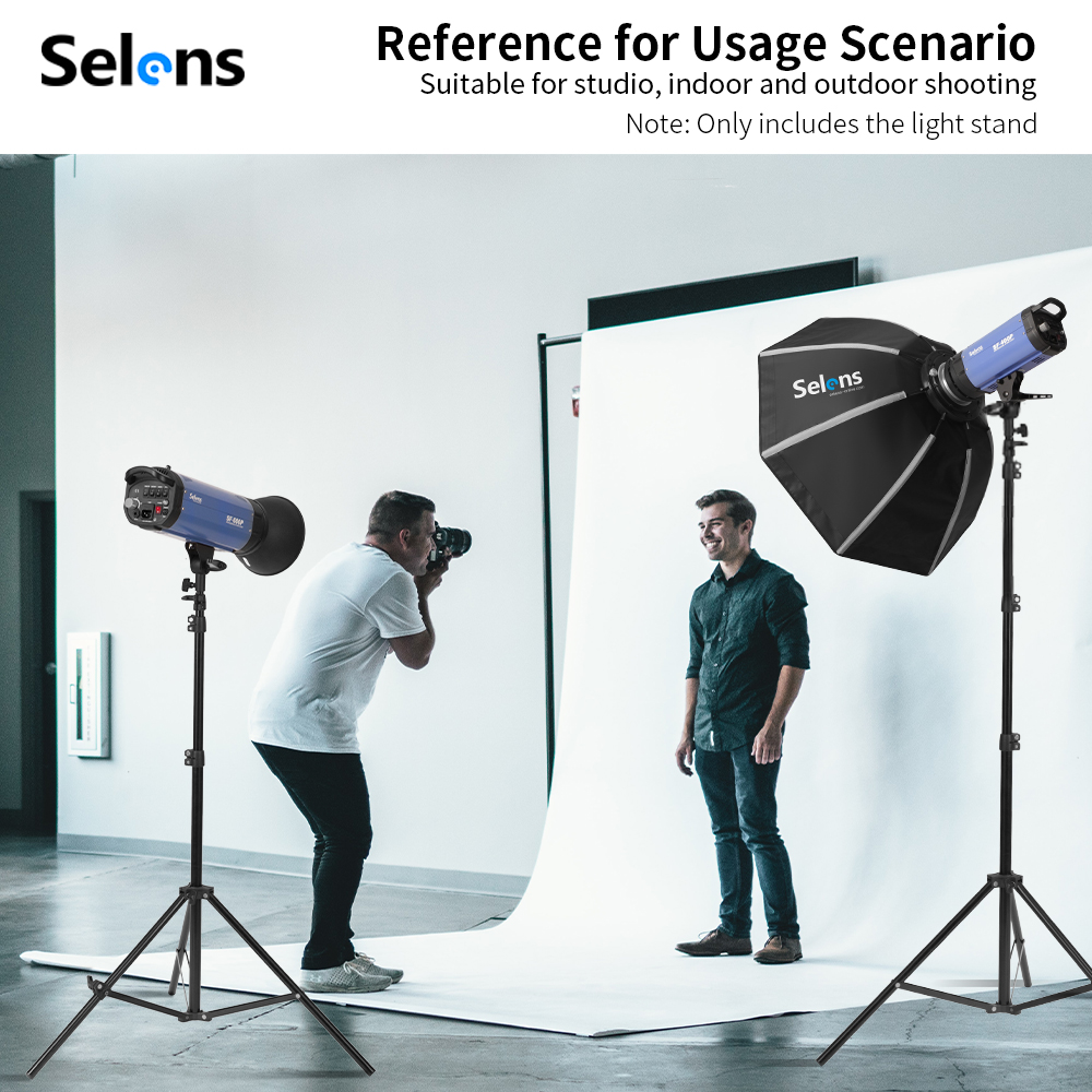 Tripé de Iluminação Selens 2.2 - Photography Lighting Flash avaliação e preço