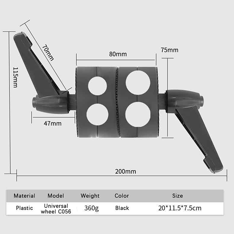 1pc abs giratória única/dupla  - Reflector Arm Clamp avaliação e preço