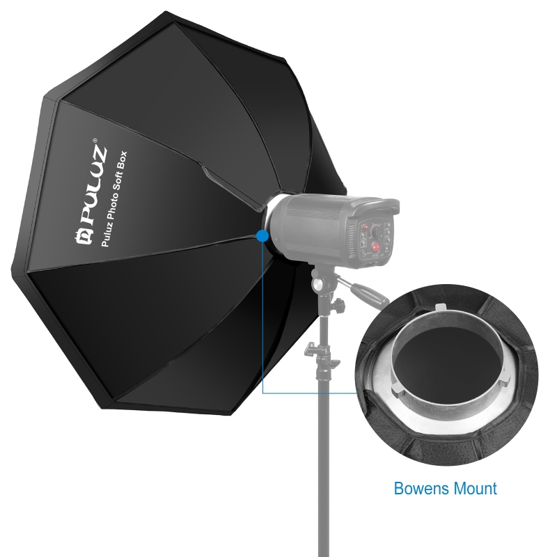 Puluz-softbox octagon para fot - Photography Lighting Flash avaliação e preço