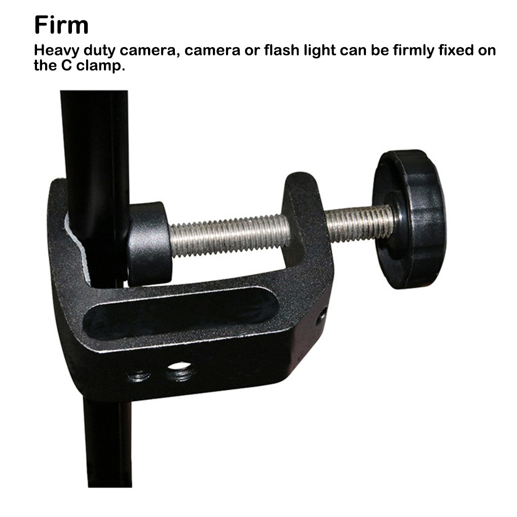 Braçadeira em forma de c, liga - Photography Lighting Types avaliação e preço