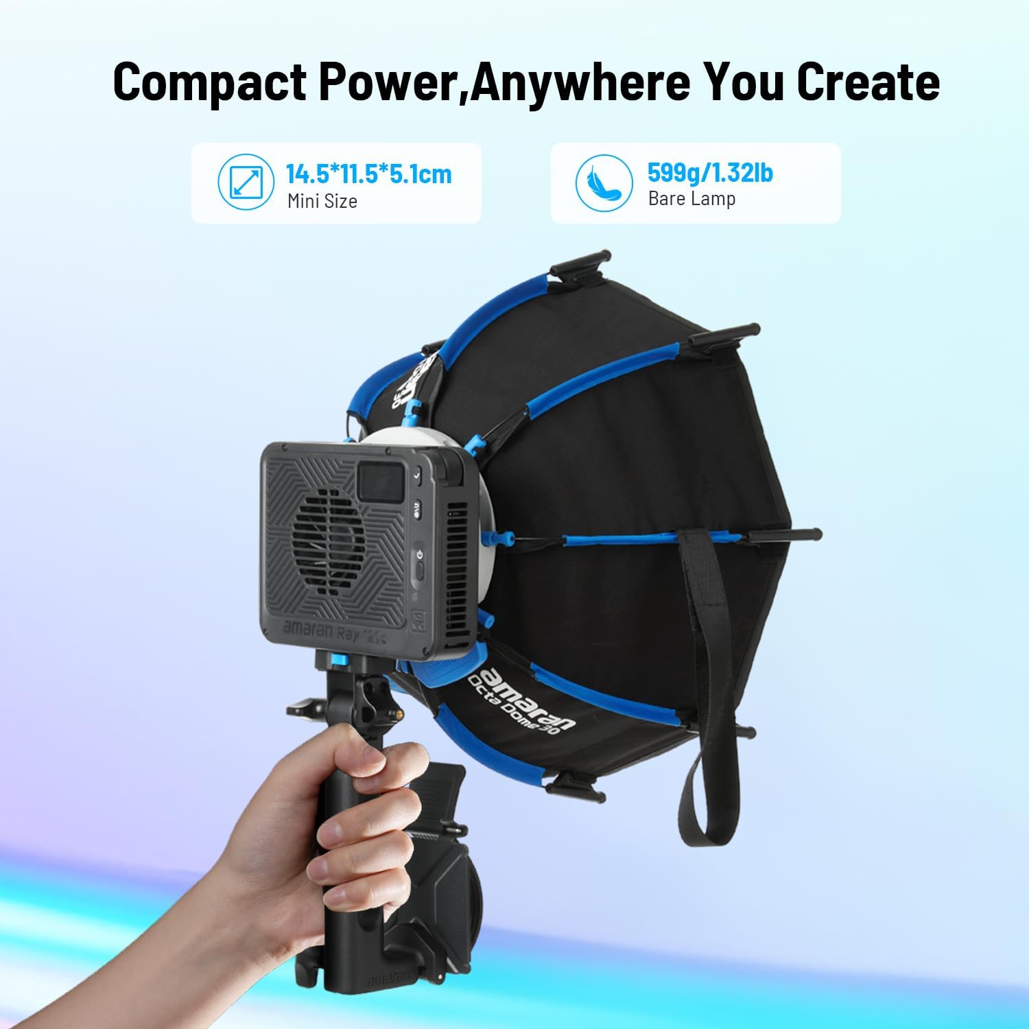 Luz de Vídeo LED RGB de 120W,  - Photography Lighting App avaliação e preço
