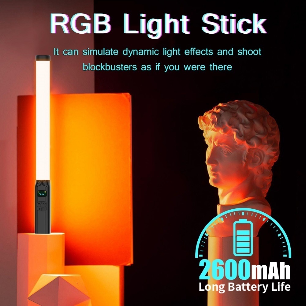 Tubo de varinha RGB portátil,  - Photography Lighting Types avaliação e preço