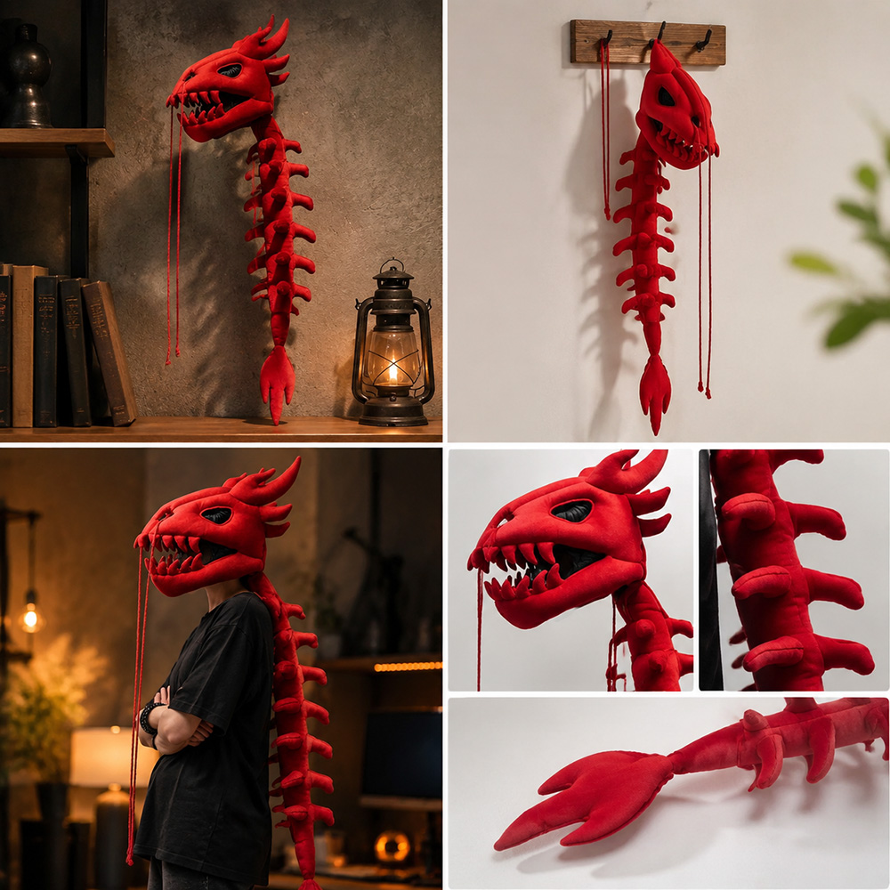 Máscara de Cabeça de Dinossaur - Photography Lighting Style avaliação e preço