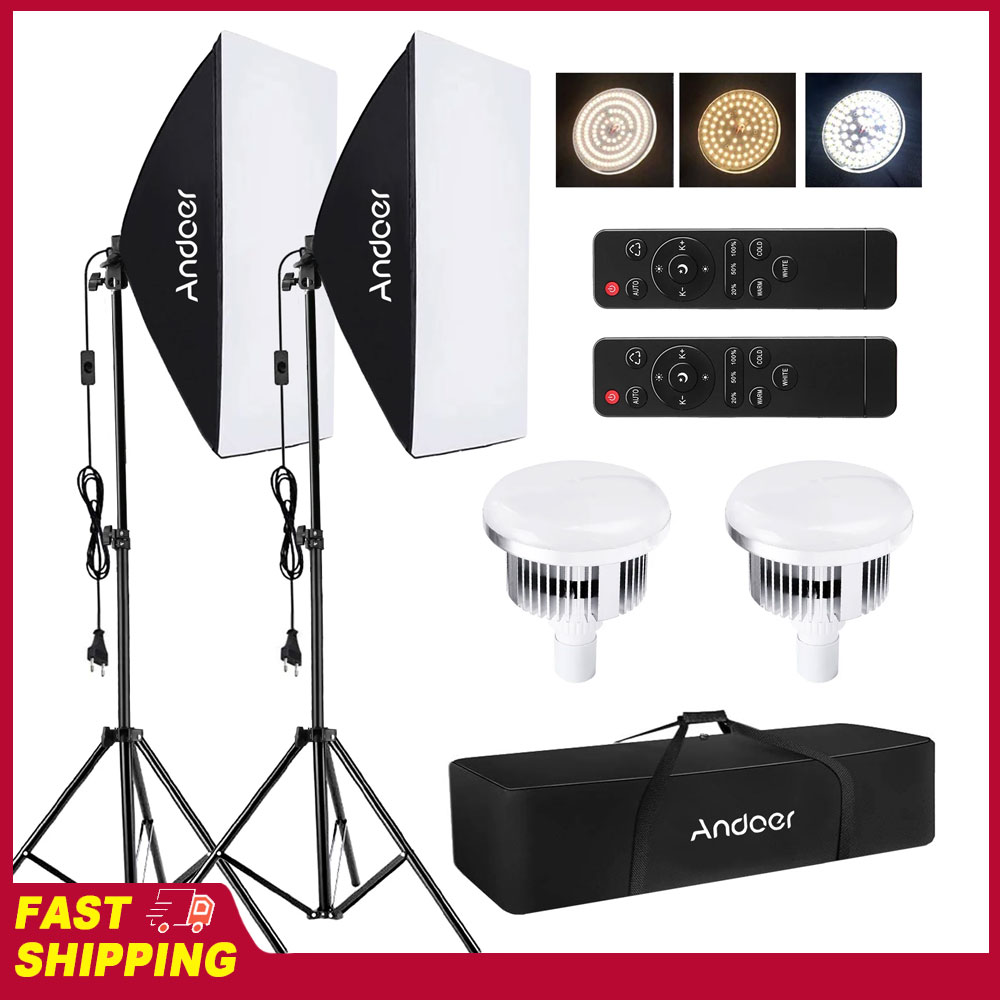 Conjunto de Iluminação Softbox - Photography Lighting Setup avaliação e preço