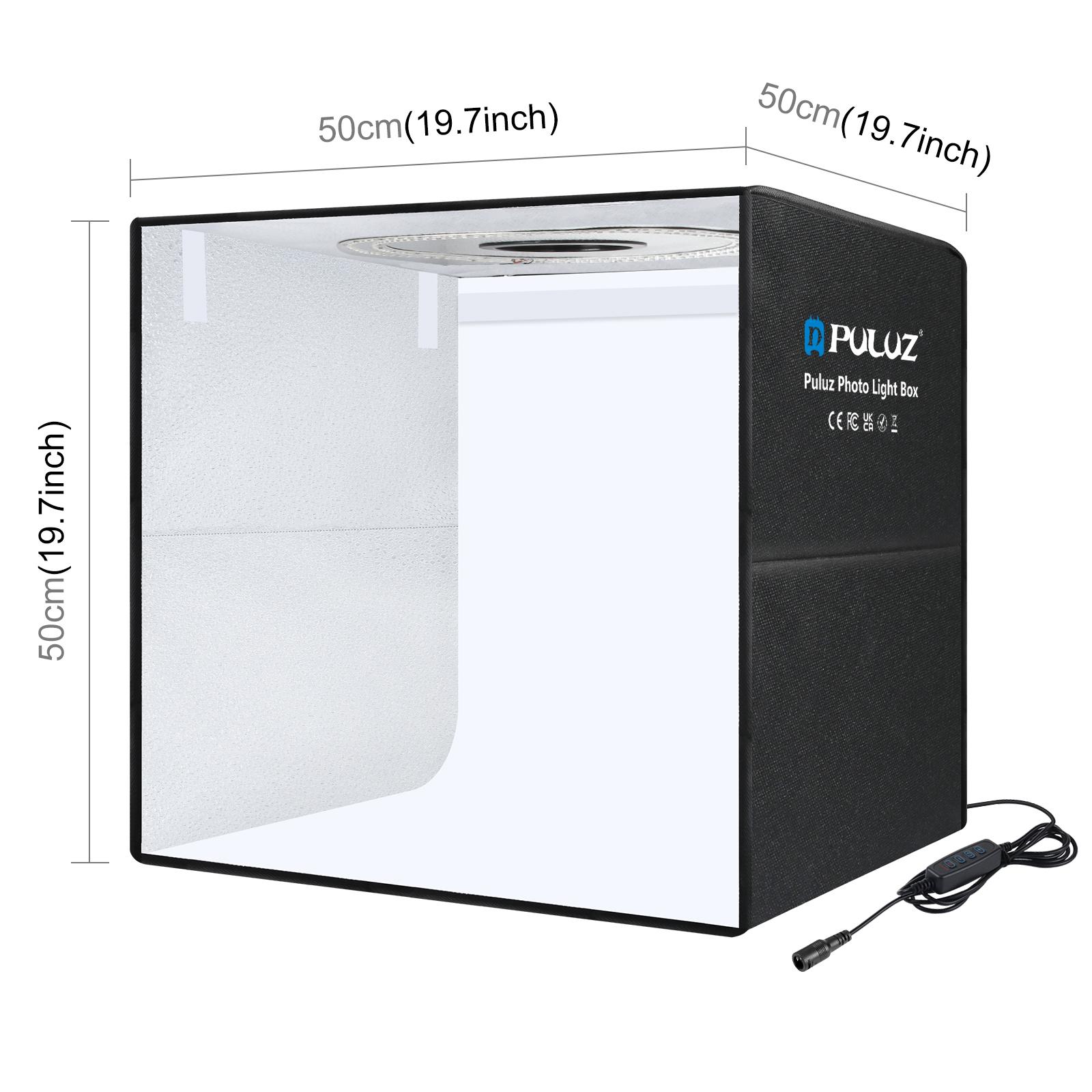 PULUZ 50cm Ring Light Portátil - Photography Lighting Tent avaliação e preço
