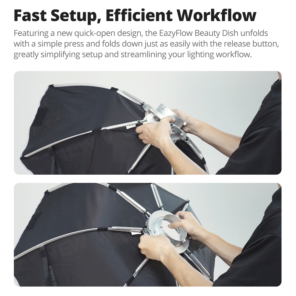 Novo Godox EazyFlow Beauty Dis - Photography Lighting Flash avaliação e preço