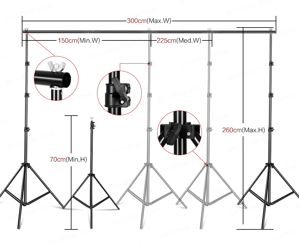 Kit de Iluminação para Estúdio - Photography Lighting Setup avaliação e preço