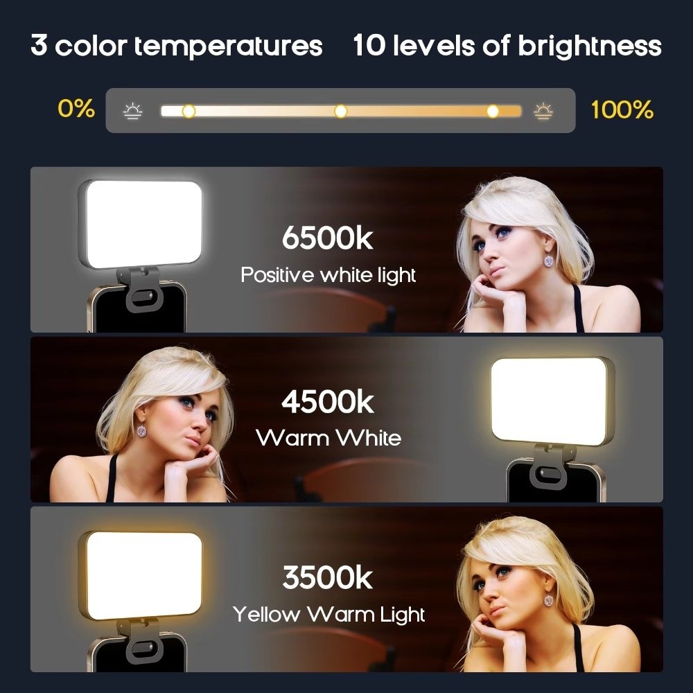 Luz LED para Selfie 800/1000mA - Photography Lighting Flash avaliação e preço