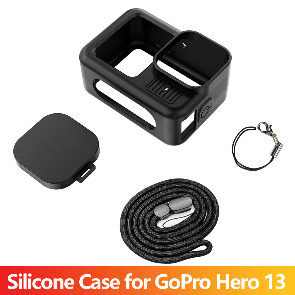 Capa Protetora de Silicone com - Gopro Action Camera Hero 13 Black avaliação e preço
