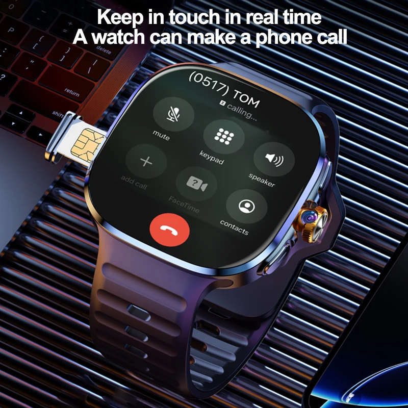 Nova tela grande smartwatch 4g - Photography Lighting Gels avaliação e preço