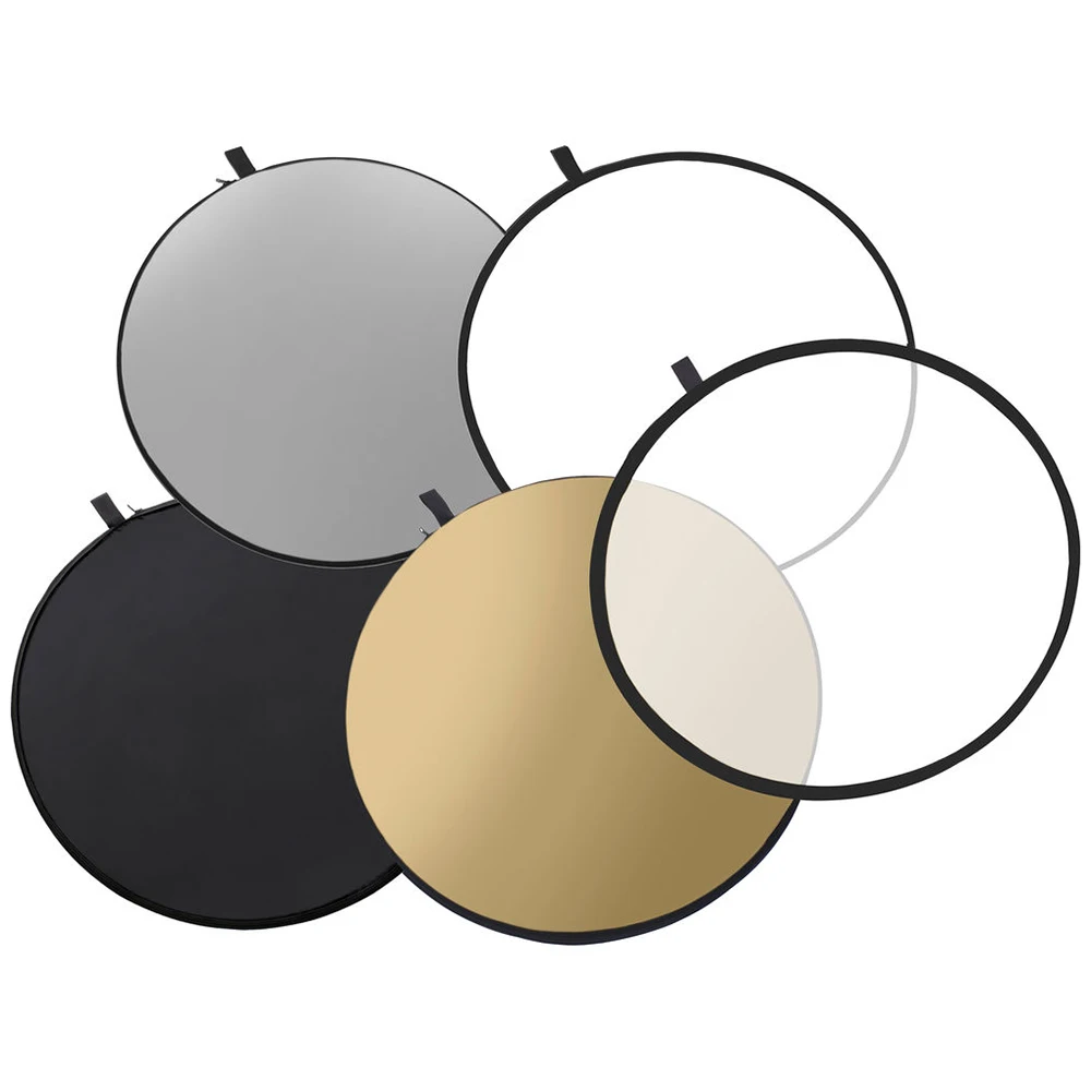 60/80/110cm 5 em 1 disco refle - Photography Lighting Reflector avaliação e preço