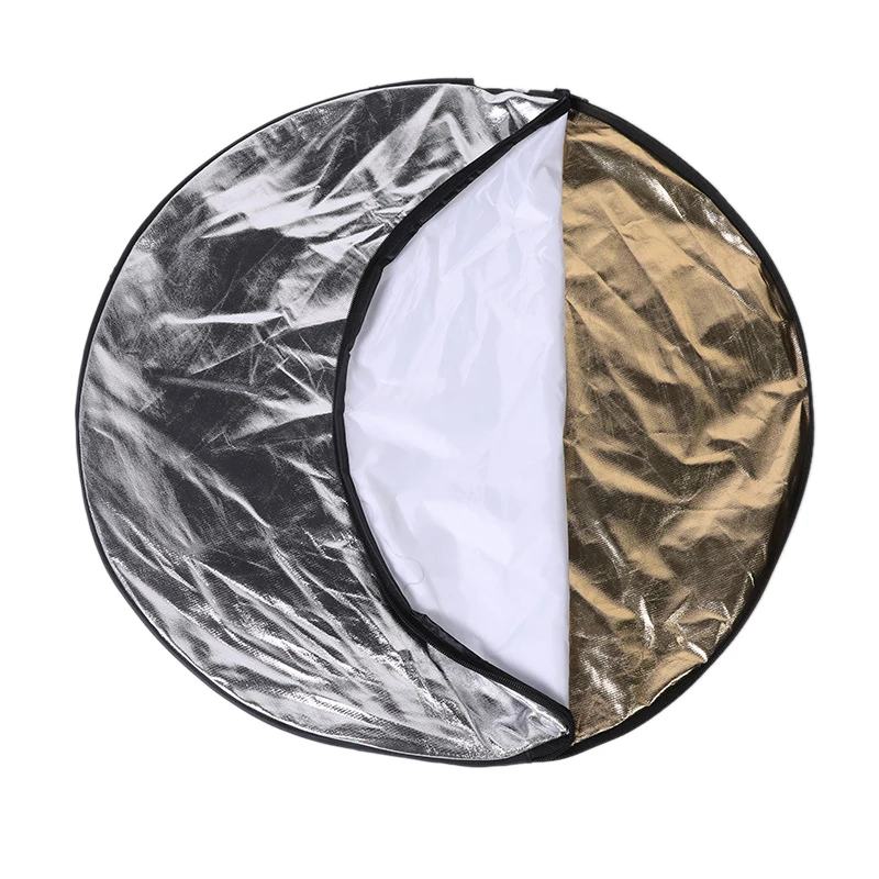 60/80/110cm 5 em 1 disco refle - Photography Lighting Reflector avaliação e preço
