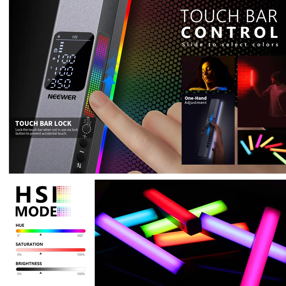 Para mais novo rgb magnético h - Photography Lighting App avaliação e preço