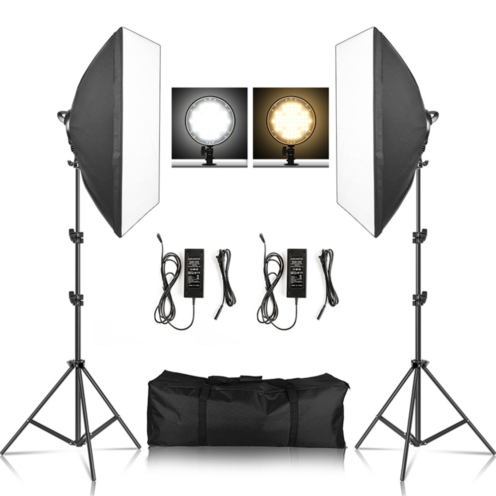 Softbox luz fotografia kit fot - Photography Lighting Kit avaliação e preço